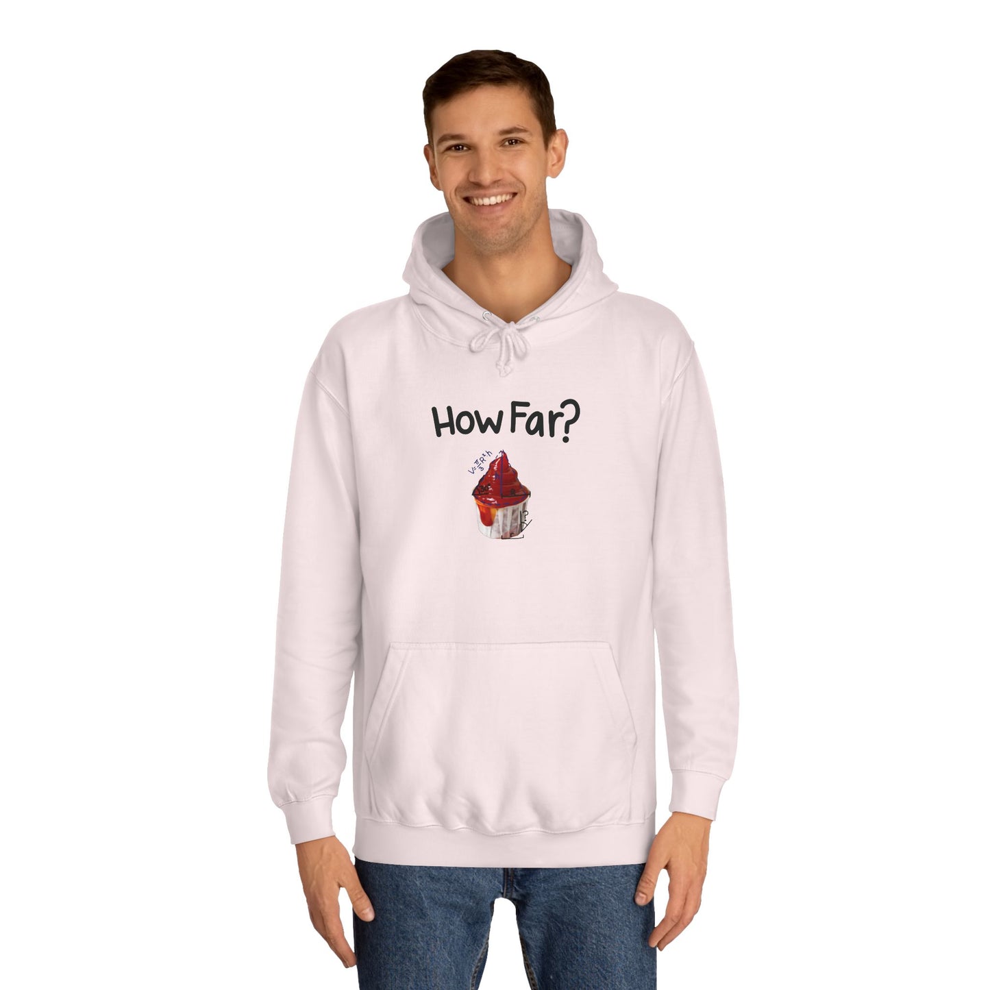 How Far To Unfold Sauce Cup College Hoodie