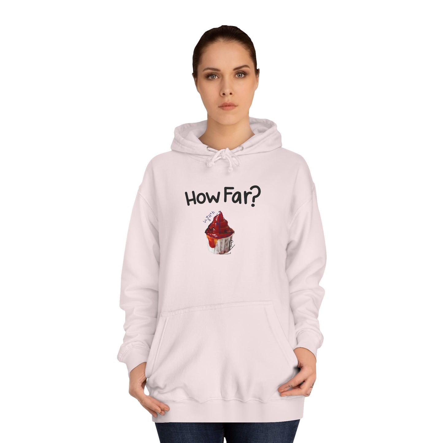 How Far To Unfold Sauce Cup College Hoodie