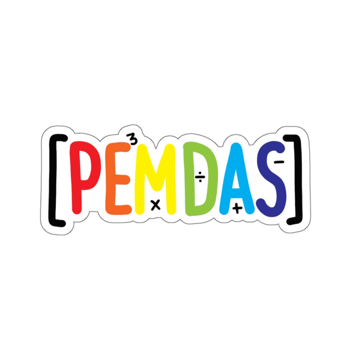 PEMDAS Sticker