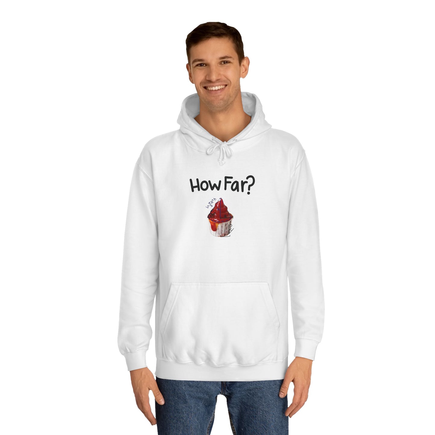 How Far To Unfold Sauce Cup College Hoodie