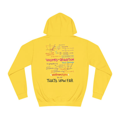 How Far To Unfold Sauce Cup College Hoodie