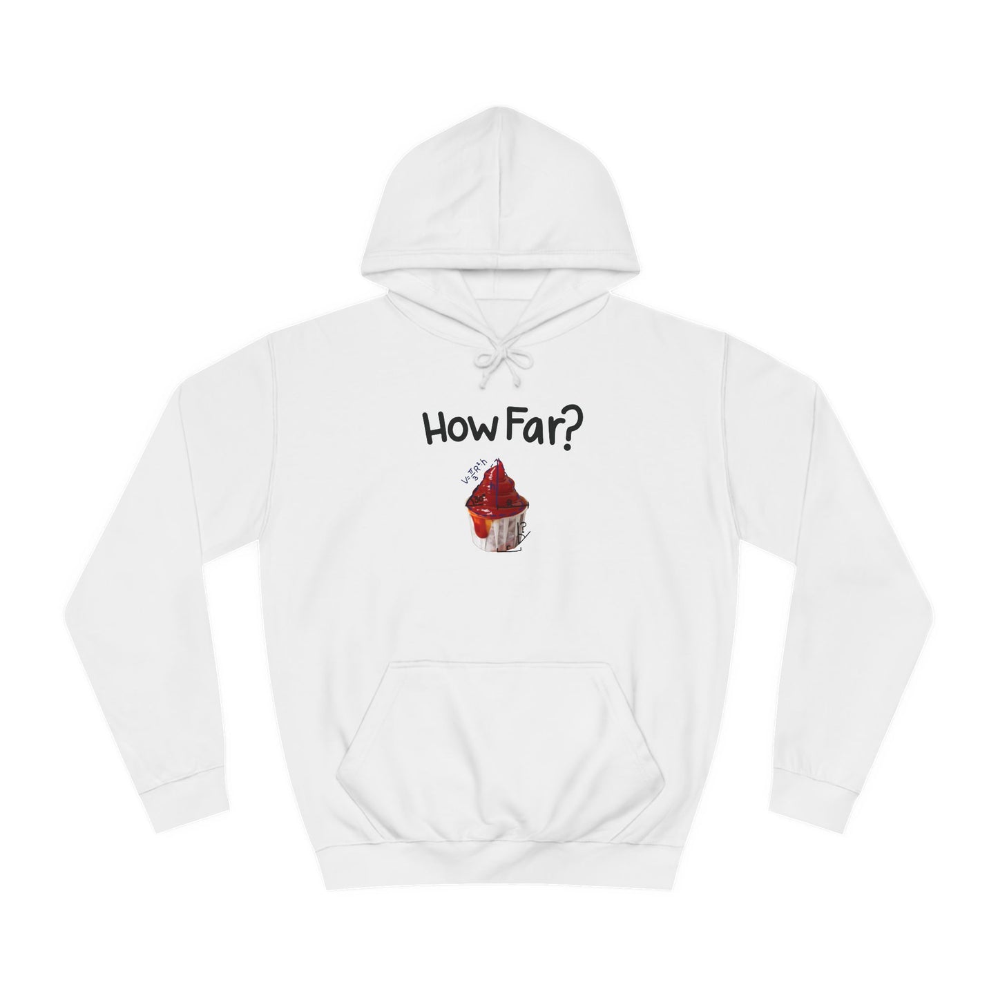 How Far To Unfold Sauce Cup College Hoodie