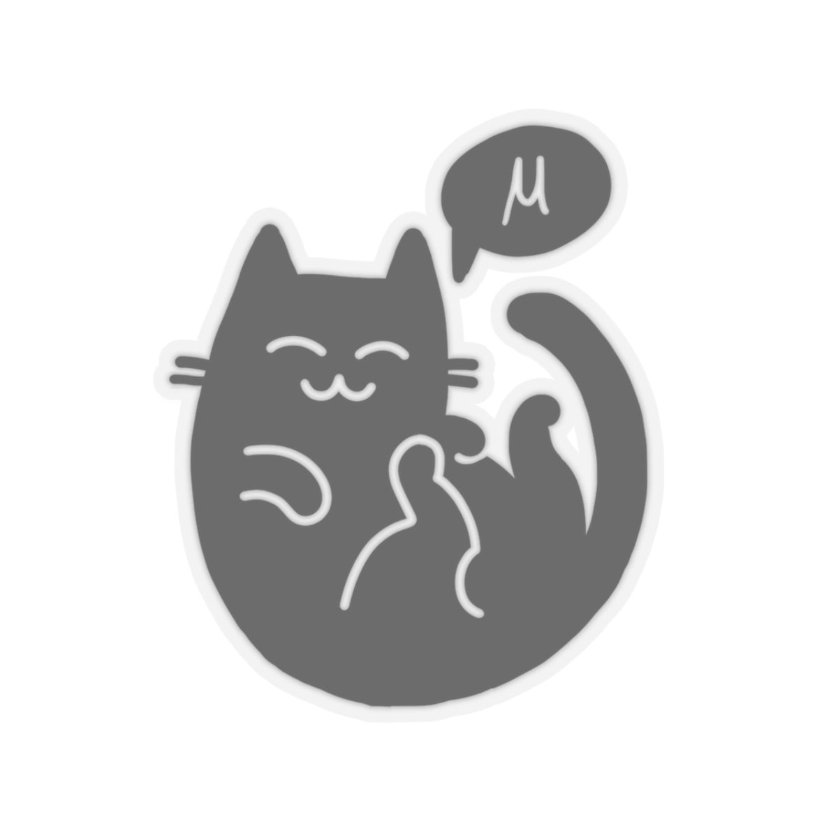 Mue Cat Sticker