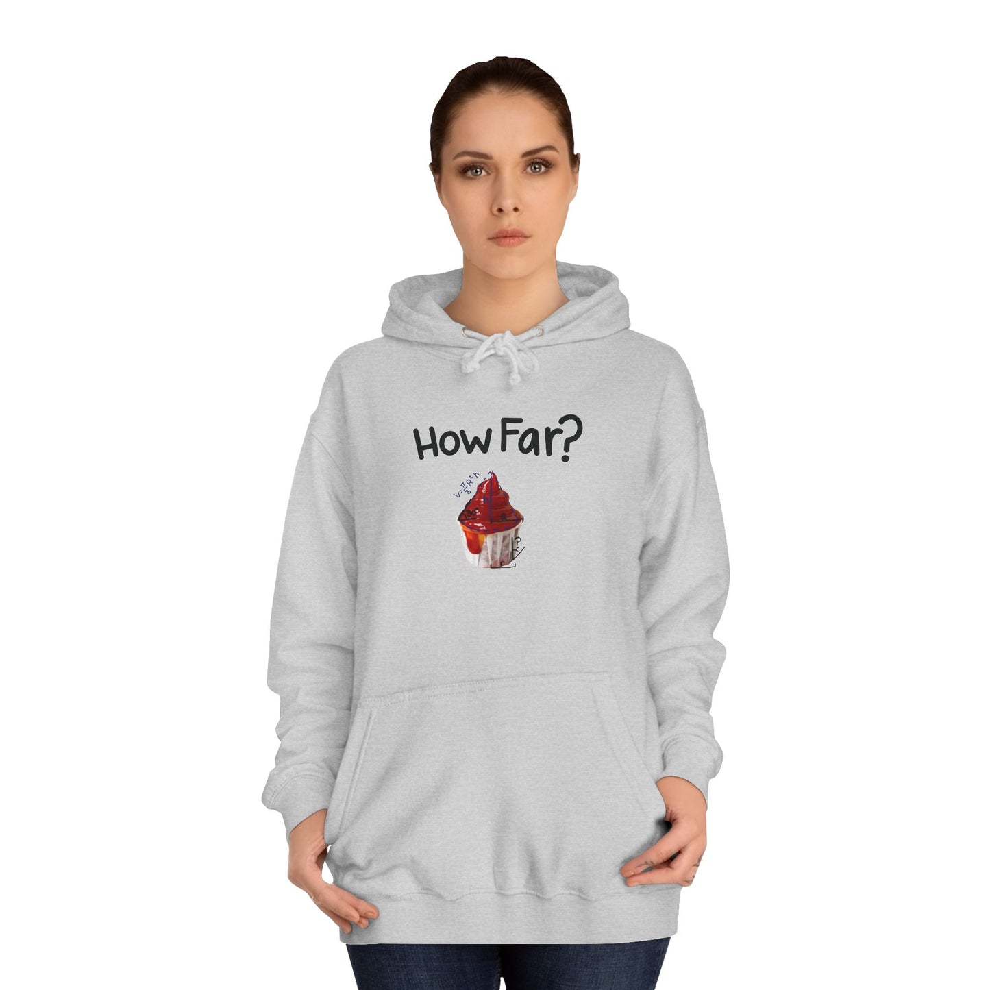 How Far To Unfold Sauce Cup College Hoodie