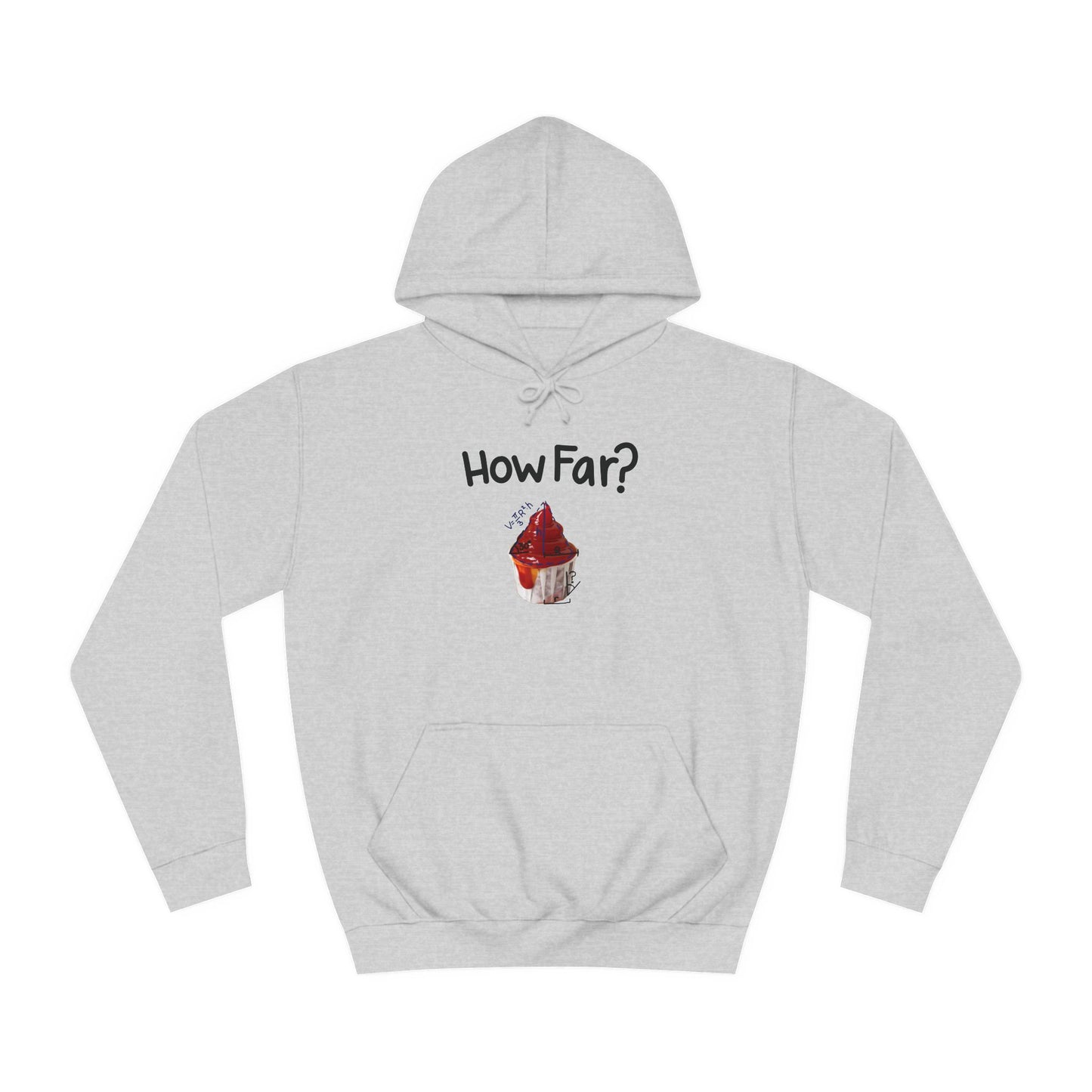 How Far To Unfold Sauce Cup College Hoodie