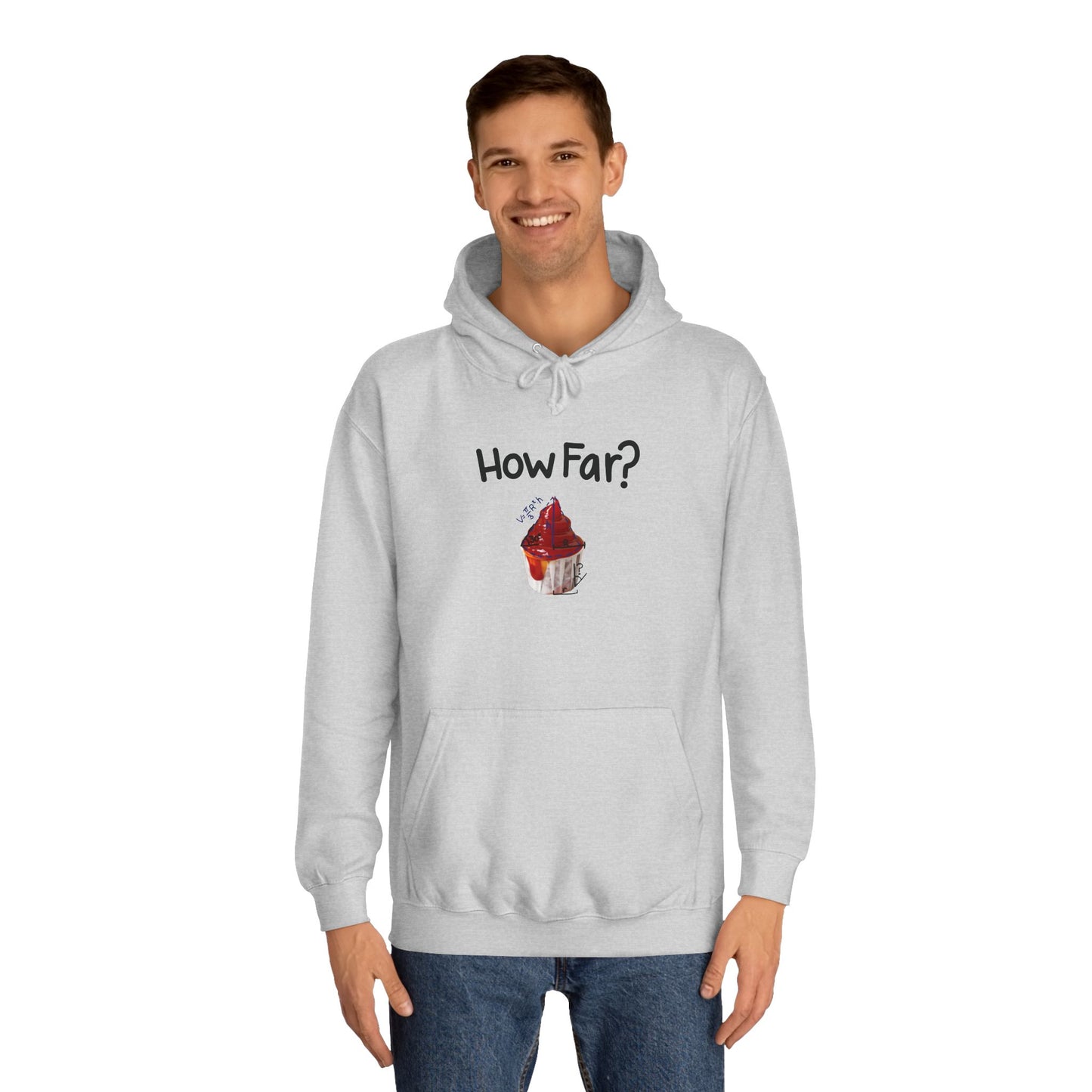 How Far To Unfold Sauce Cup College Hoodie