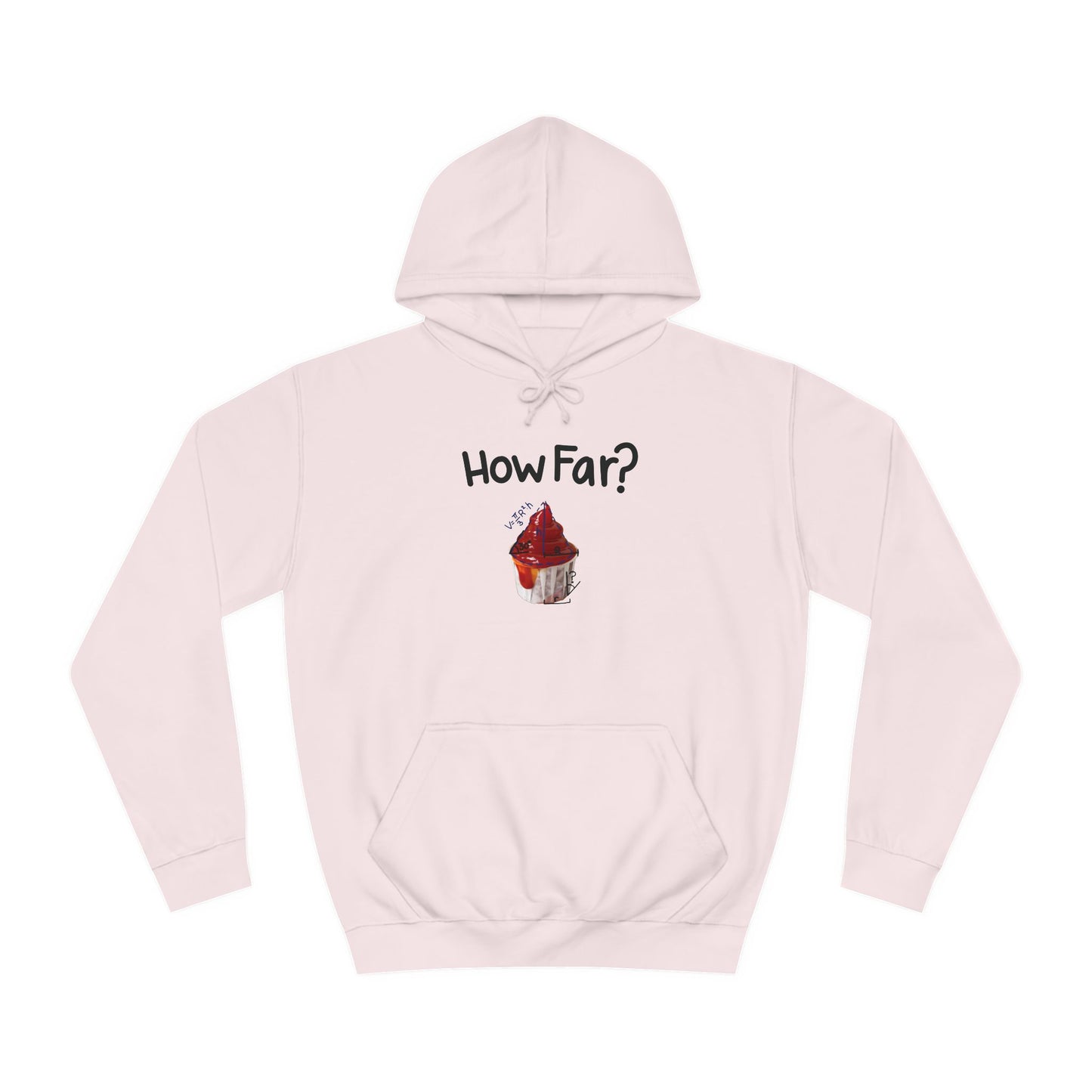 How Far To Unfold Sauce Cup College Hoodie